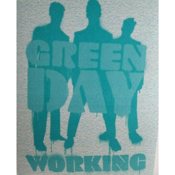 Green Day Vintage Backstage Pass Original Punk Rock New Wave Pop Disaster 2002 - Picture 1 of 2